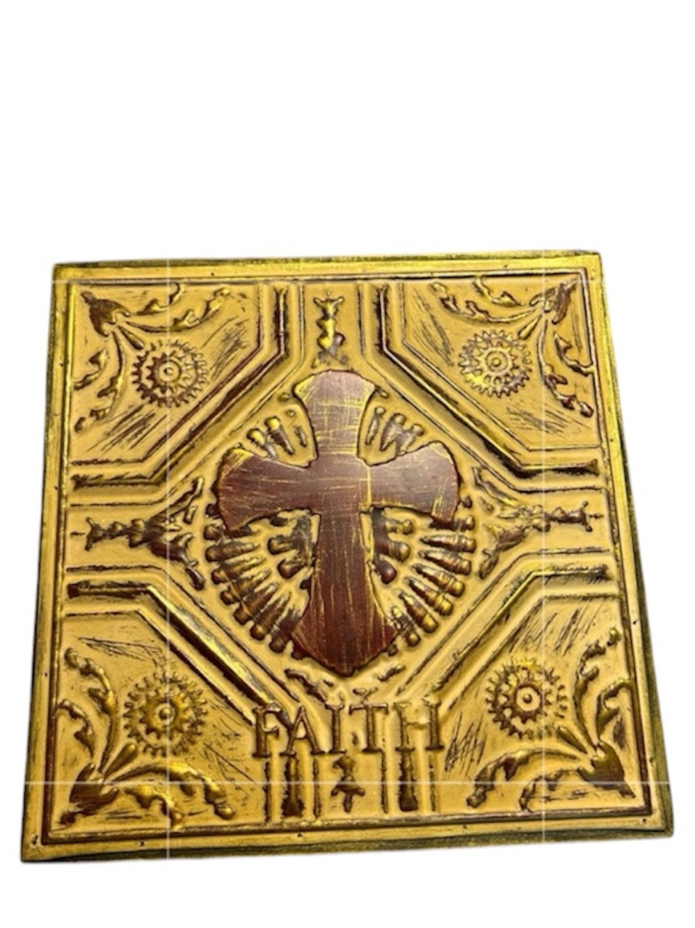 Rustic “Faith” Metal Decor